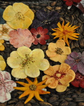 Flower barrettes