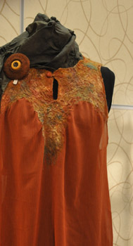orange nuno dress